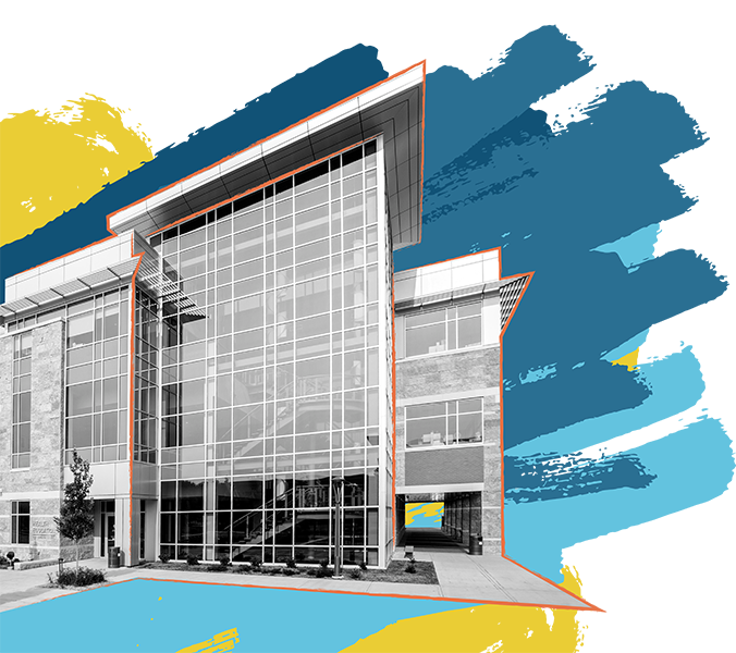 illustration of campus